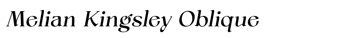 Melian Kingsley Oblique